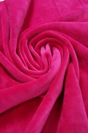 Велюр-стрейч "Марсия", ярко-розовый, 50*50 см